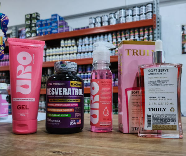 RESVERATROL + JABON + GEL + TRULY