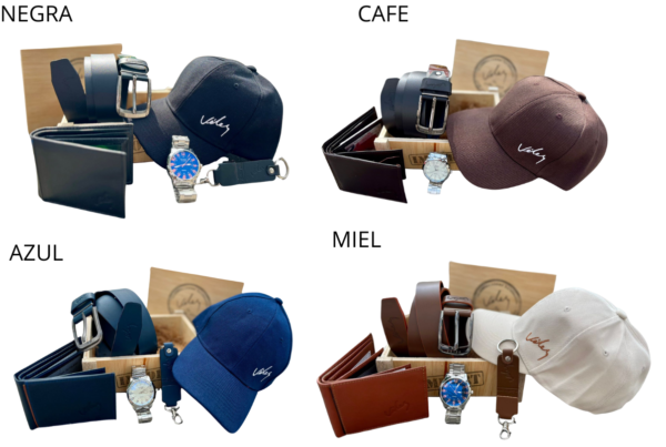 SET VELEZ X5 CORREA+BILLETERA+GORRA+