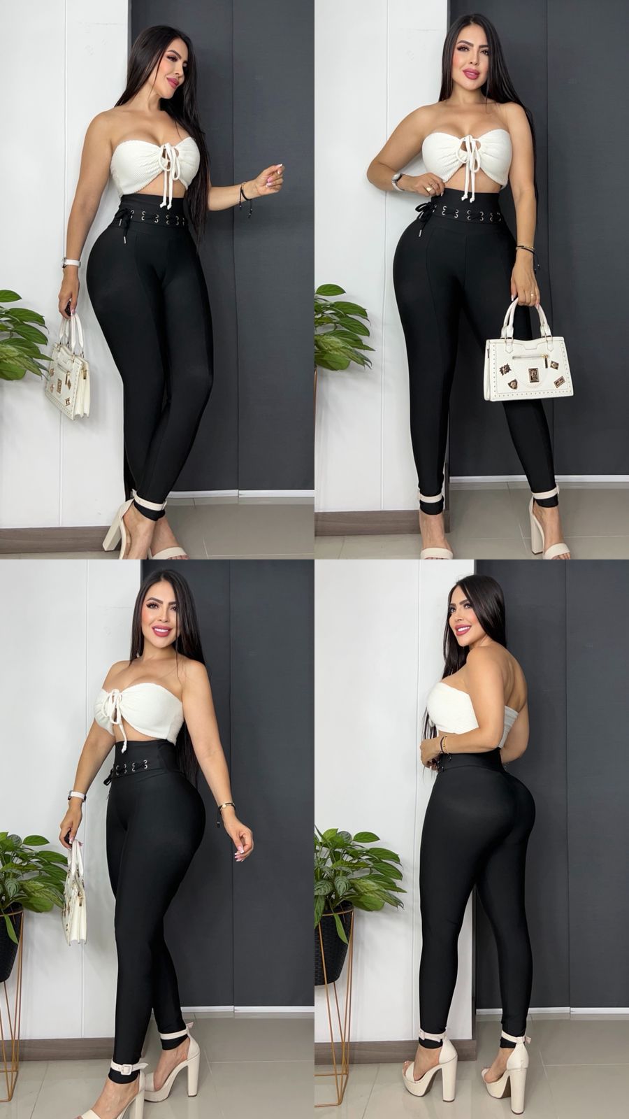 Leggins Correa Ojaletes Cordon Ref 26034
