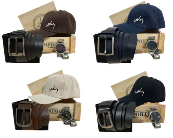 VELEZ CORREA+GORRA+ RELOJ +CAJA