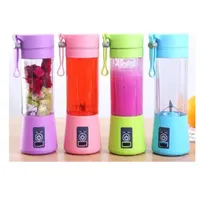 Licuadora Portatil 380ml Recargable,rosa