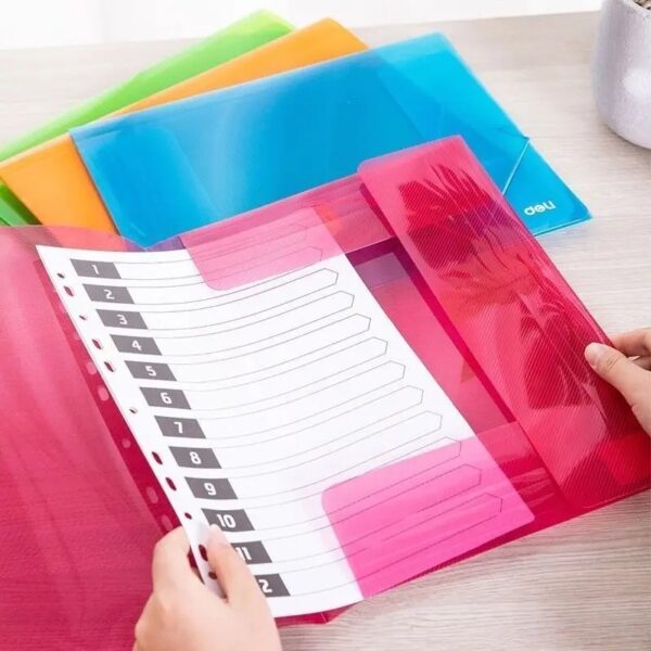 Carpeta Plastica con Tamaño Carta