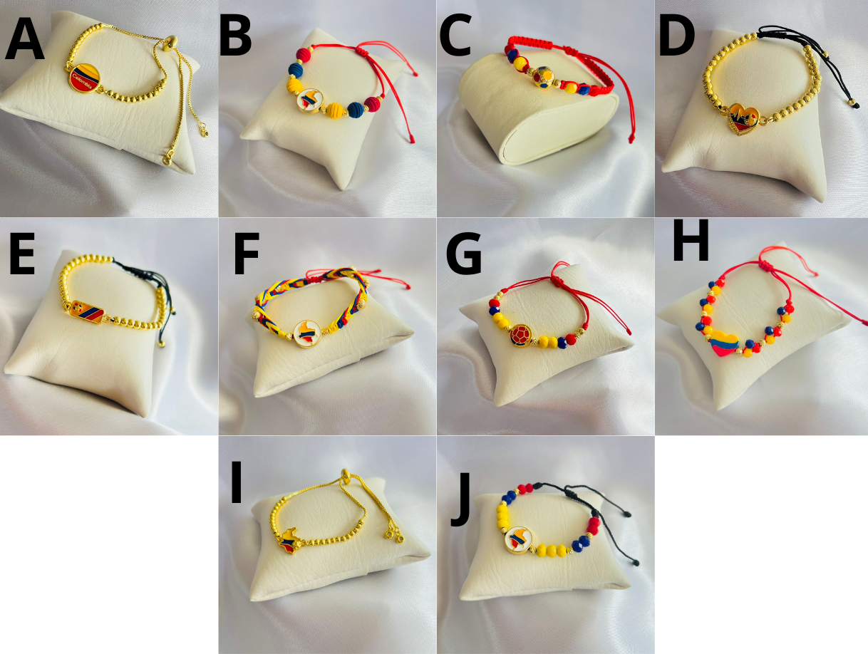 PULSERA RODIO DE COLOMBIA