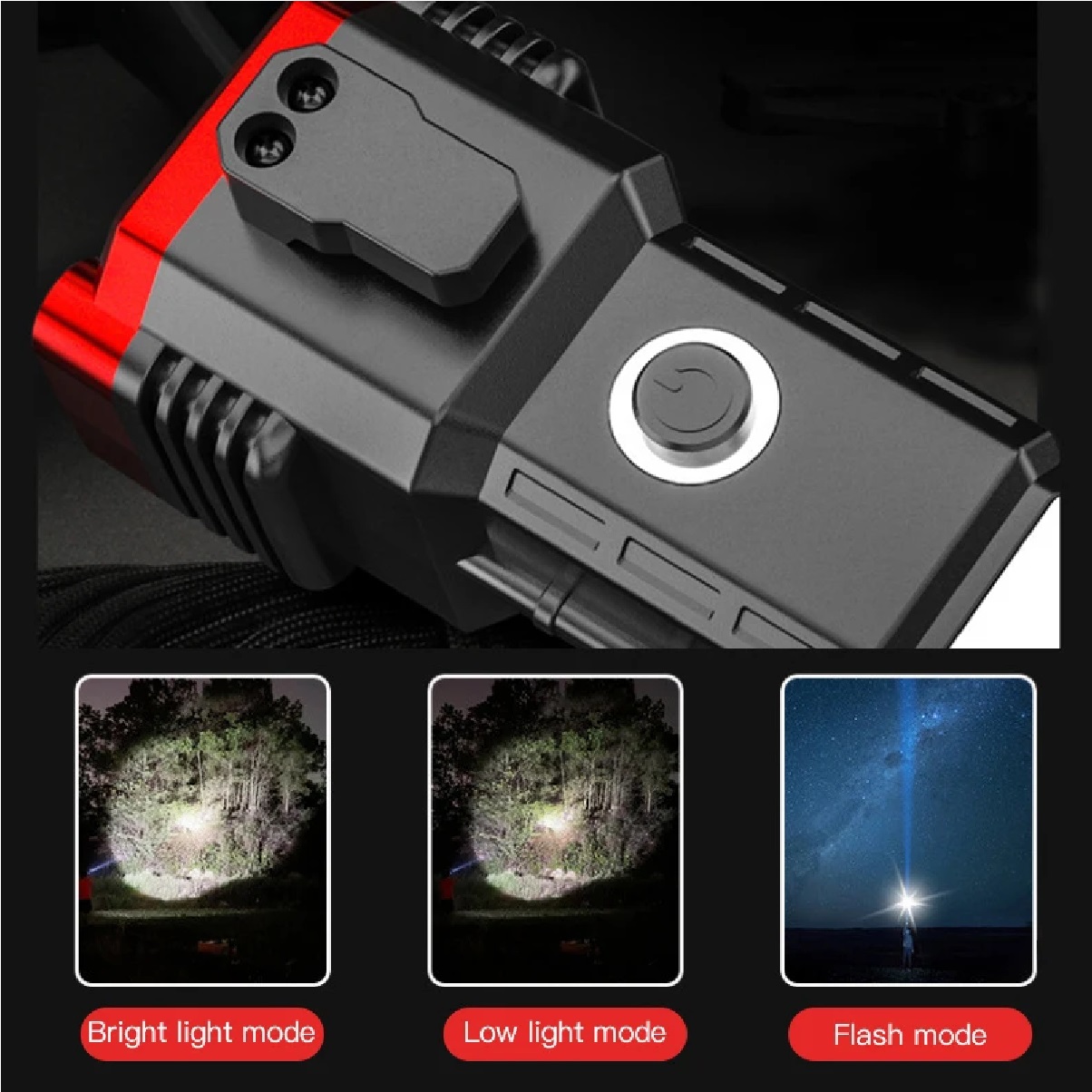 Linterna LED multifuncional COB