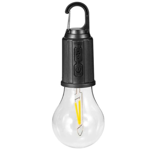 Linterna bombillo LED portátil recargable camping