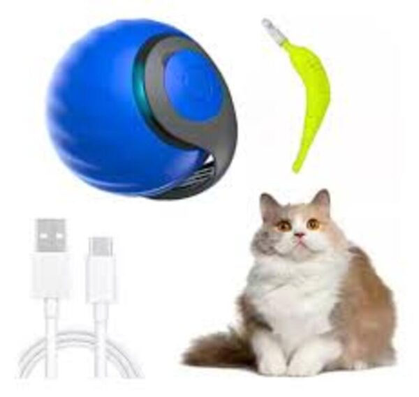 PELOTA INTERACTIVA PARA GATO RECARGABLE