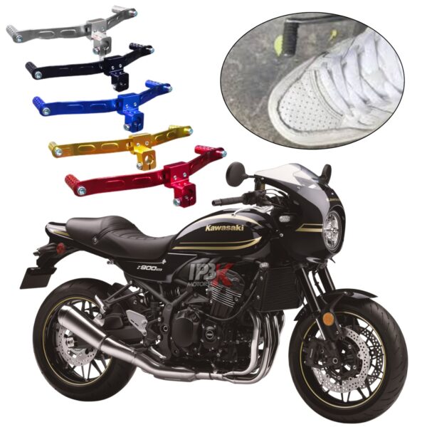 Pedal palanca reposapies cambios moto doble lujo repuesto