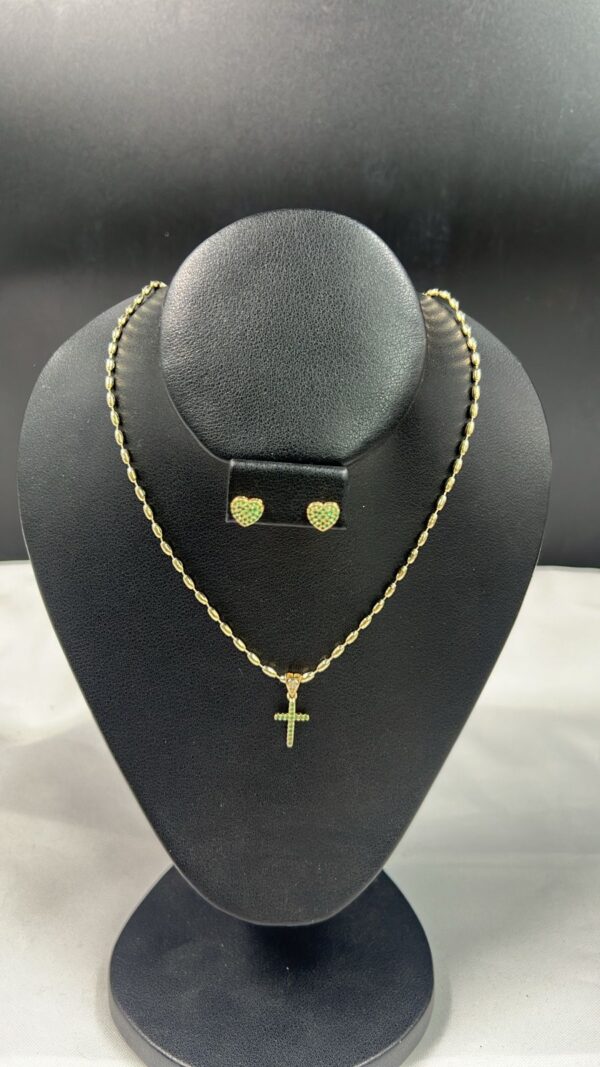 SET CORAZON VERDE