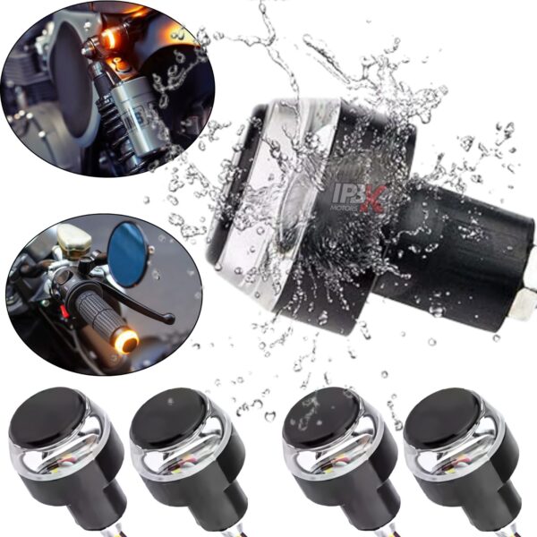 Direccional led dual color pesa motos x4 und repuesto lujo