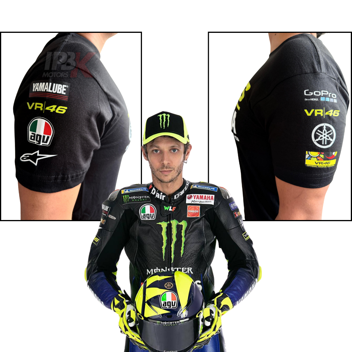 Camisa team yamaha talla L monster