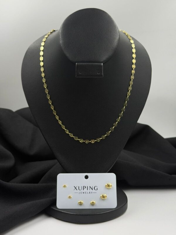 DUO GUCCI TOPOS TRIO Y CADENA PLANA