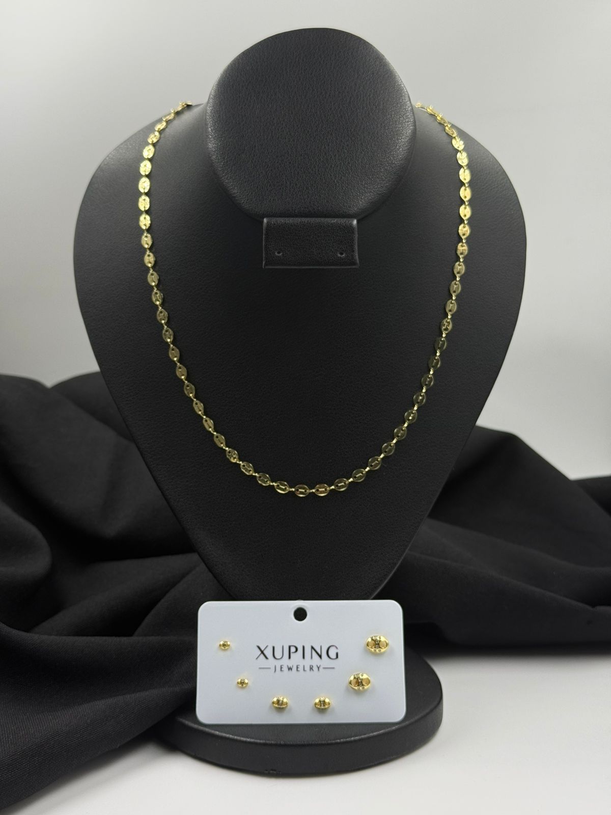 DUO GUCCI TOPOS TRIO Y CADENA PLANA
