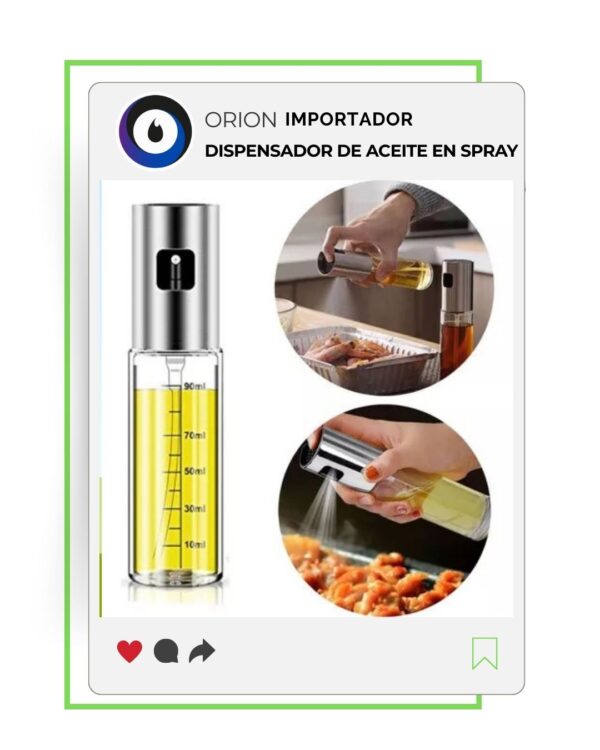 DISPENSADOR DE ACEITE EN SPRAY