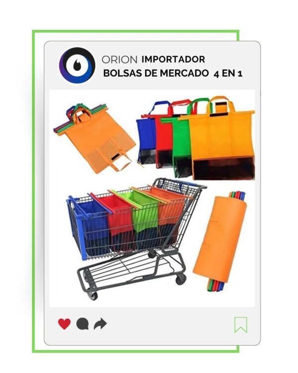 BOLSAS DE MERCADO 4 EN 1