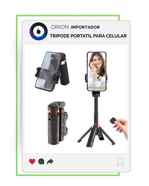 TRIPODE PORTATIL PARA CELULAR