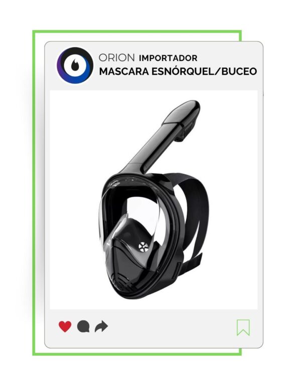 MASCARA SNORKEL - BUCEO