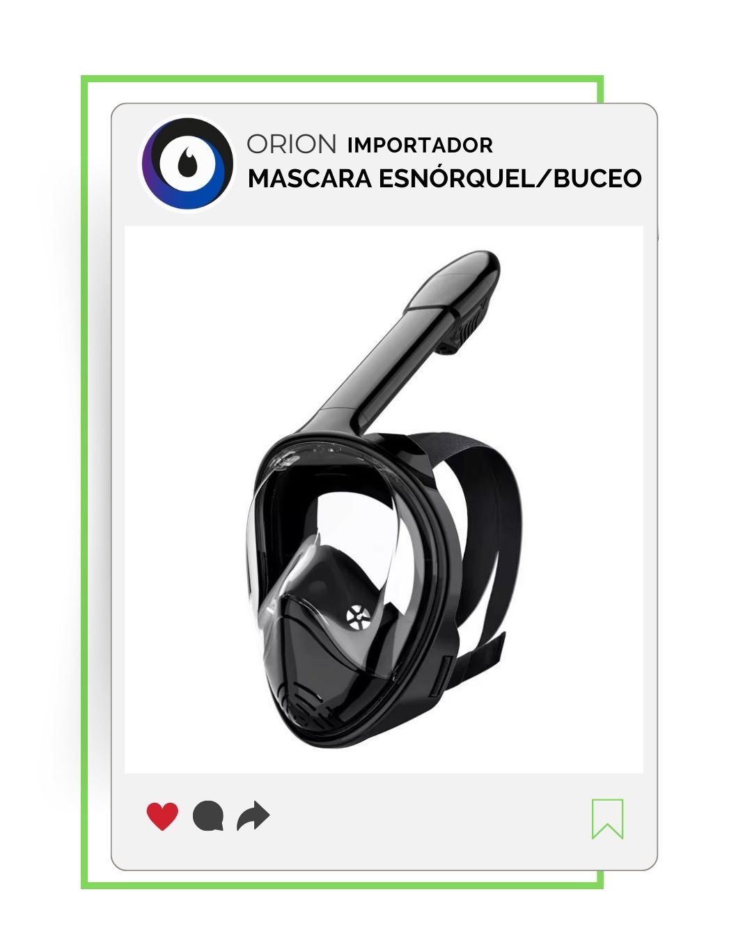 MASCARA SNORKEL - BUCEO