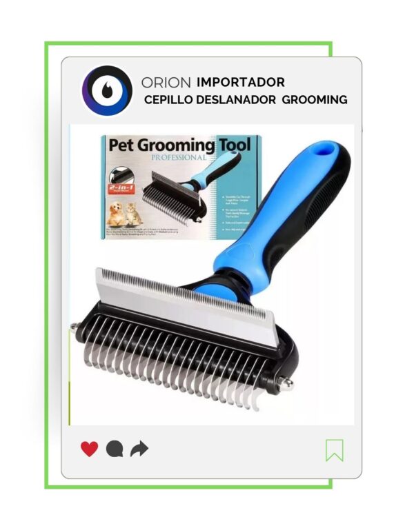 Cepillo Deslanador Para Mascotas (GROOMING)