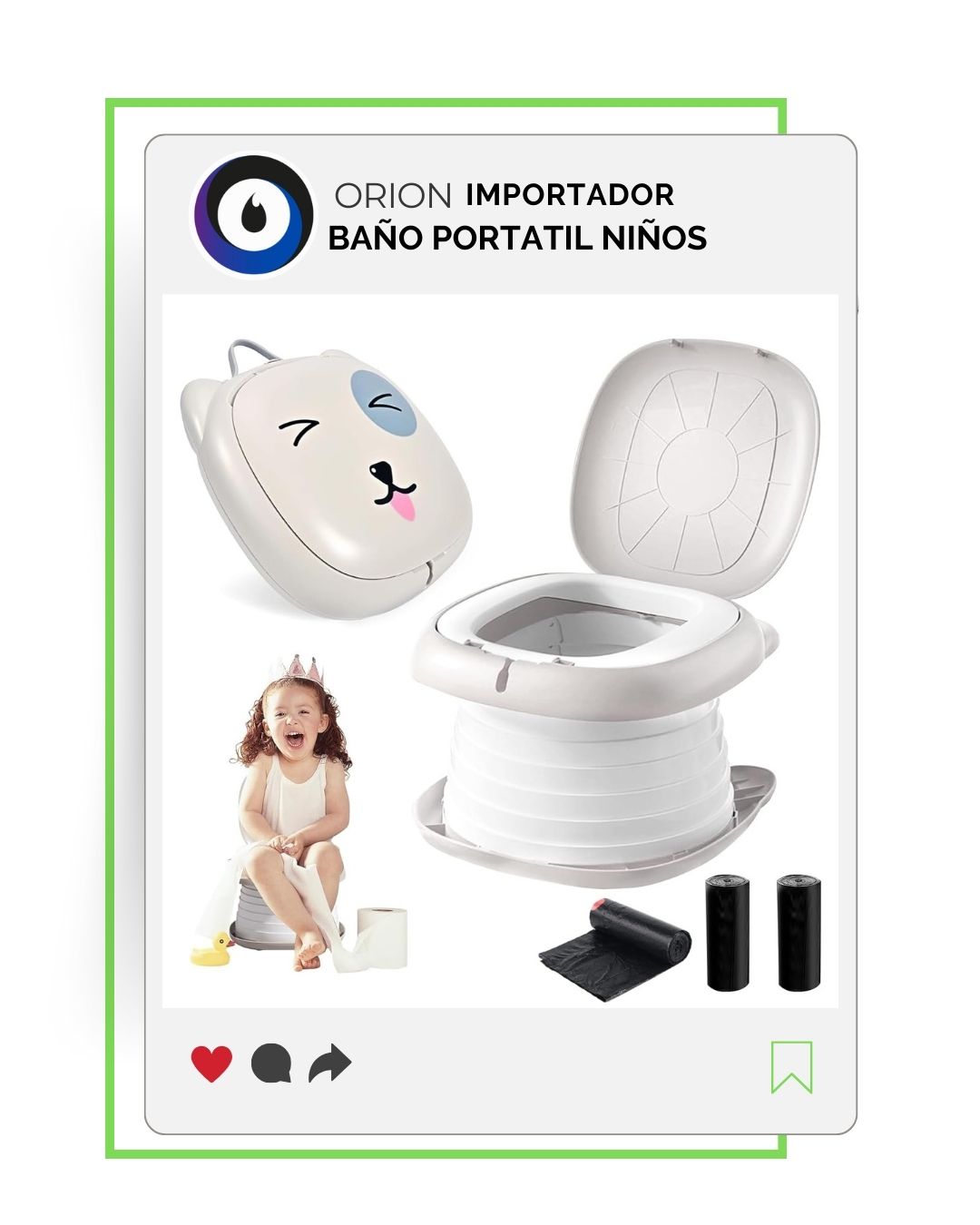 VASENILLA PORTATIL PARA NIÑOS