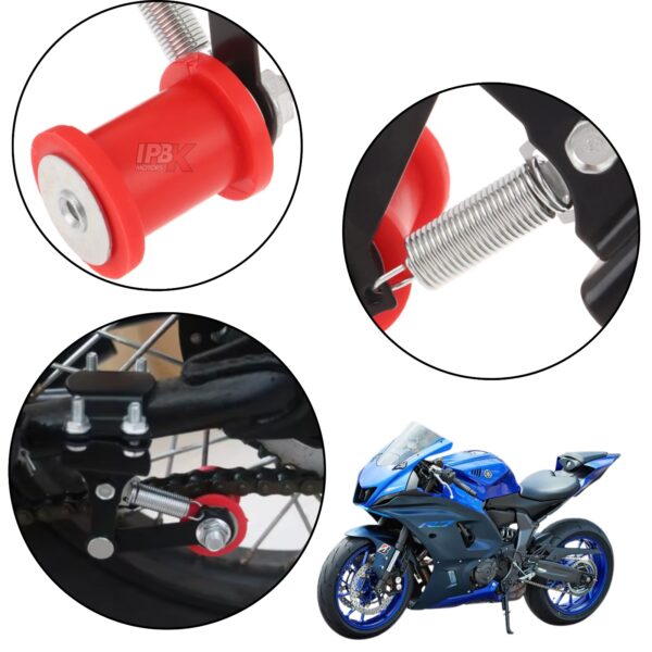 Tensor de cadena moto lujos accesorios