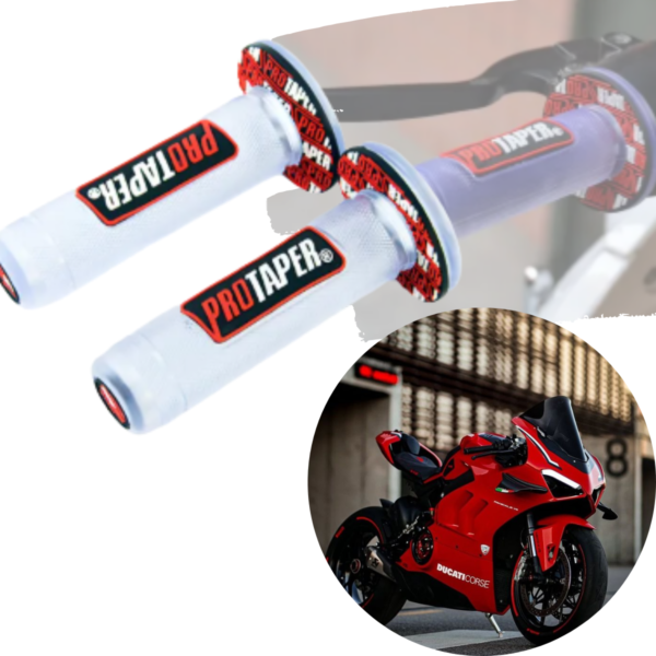 Grips manillares protaper transparaentes