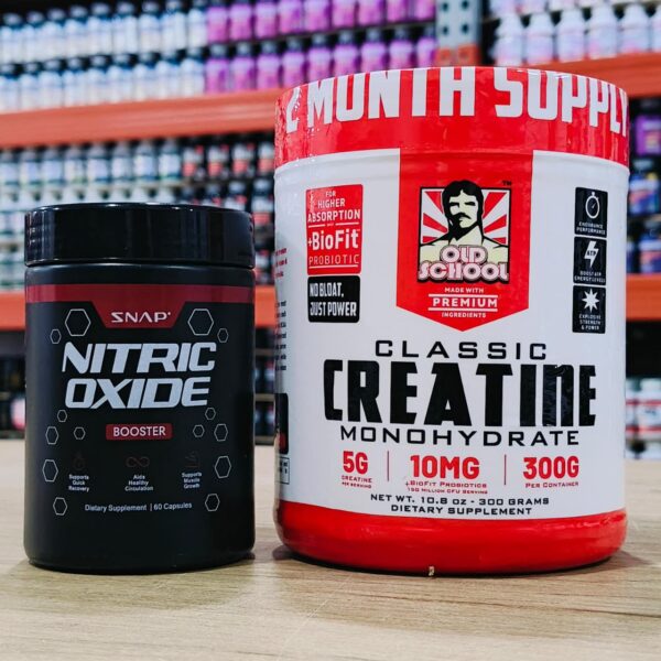 CREATINA HOMBRE + NITRIC 60 CAPS
