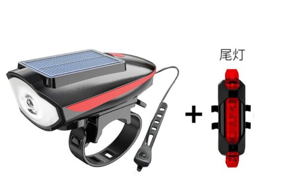 KIT LUZ BICICLETA SOLAR (delan ytraser)