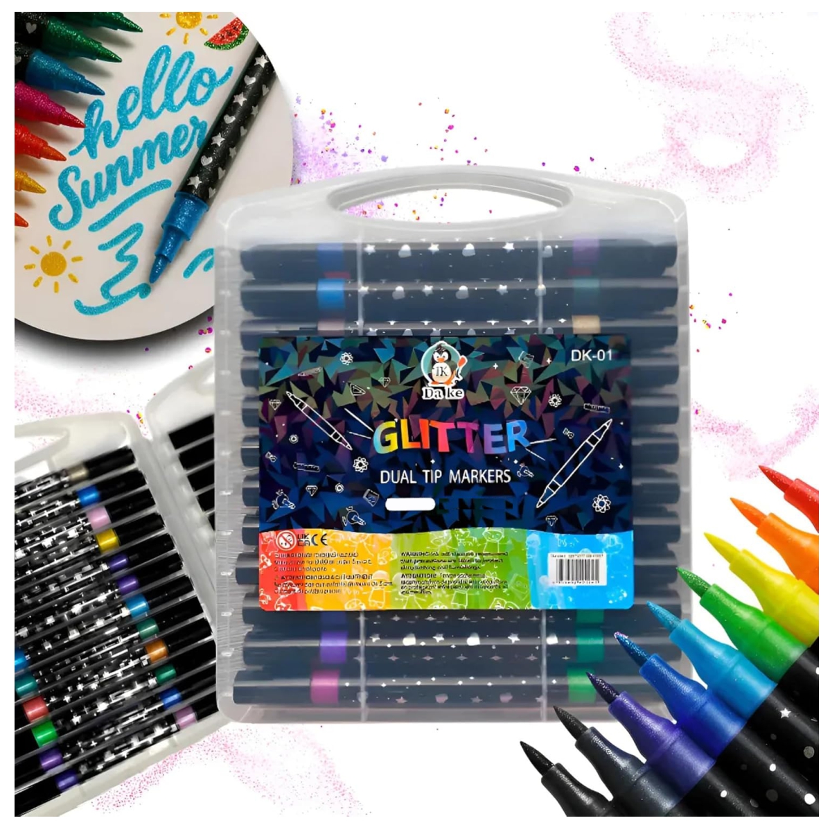 Set de marcadores doble punta 36pcs