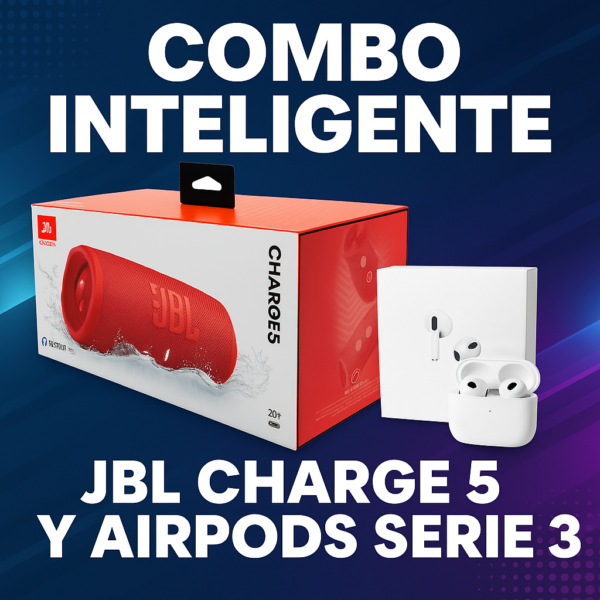 Combo JBL Charge 5 + AirPods Serie 3