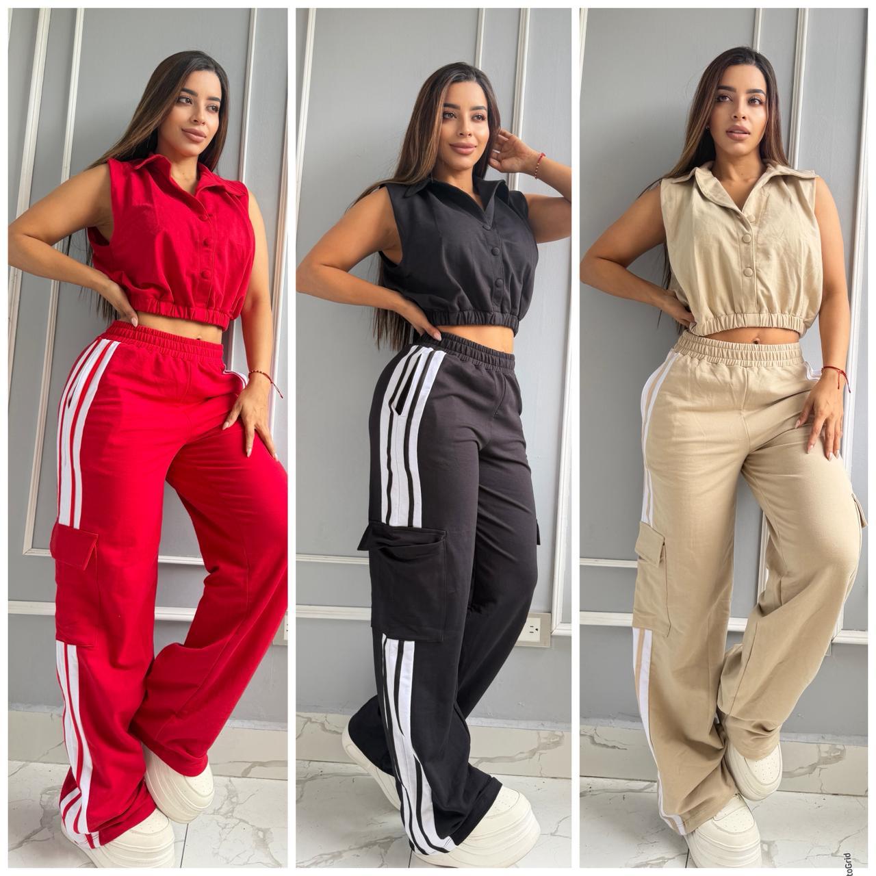 CONJUNTO 2 PIEZAS CHALECO REF 25127