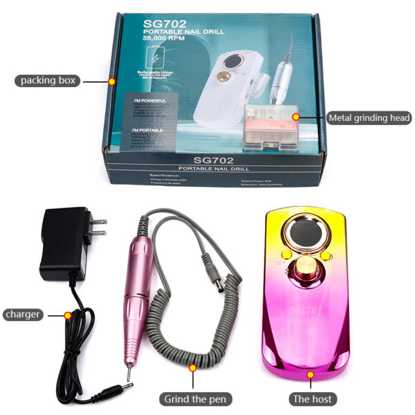 Drill de uñas Sg702
