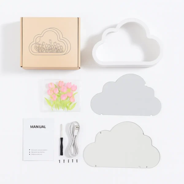 Luz LED forma de nube